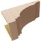 Ekena Millwork 7"W x 14"D x 7"H Wide Pescadero Rough Cedar Woodgrain TimberThane Corbel, Primed Tan CORUR07X14X07PECRCPR - alternate 2